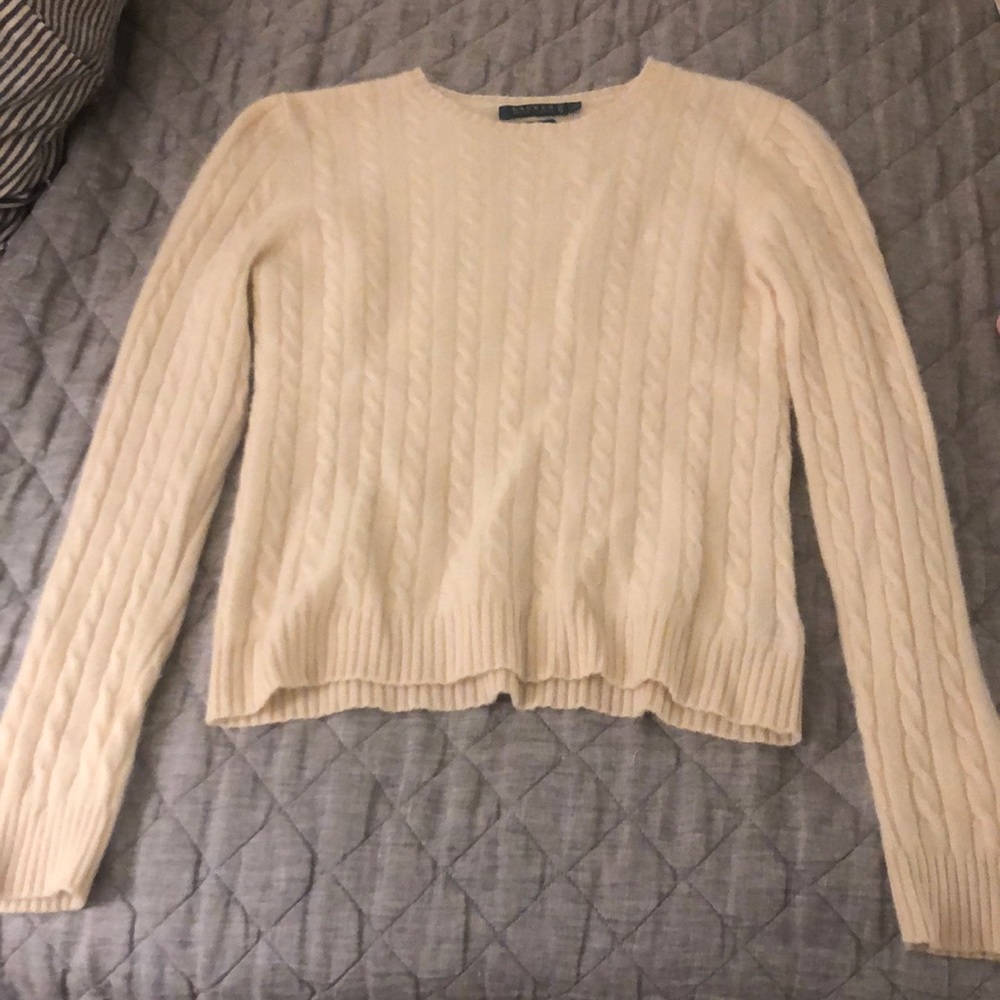 100 percent cashmere sweater from Ralph Lauren